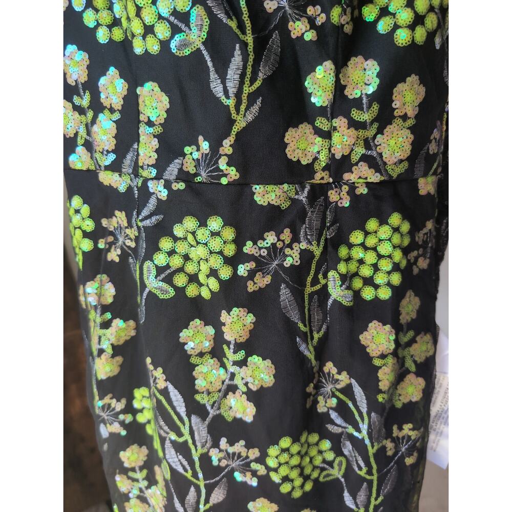 NWT Dress The Population Women's Sheath Lemongrass Multi Dress Size XS - Picture 3 of 3